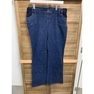 Mimi Maternity Denim Blue Jeans Size Large